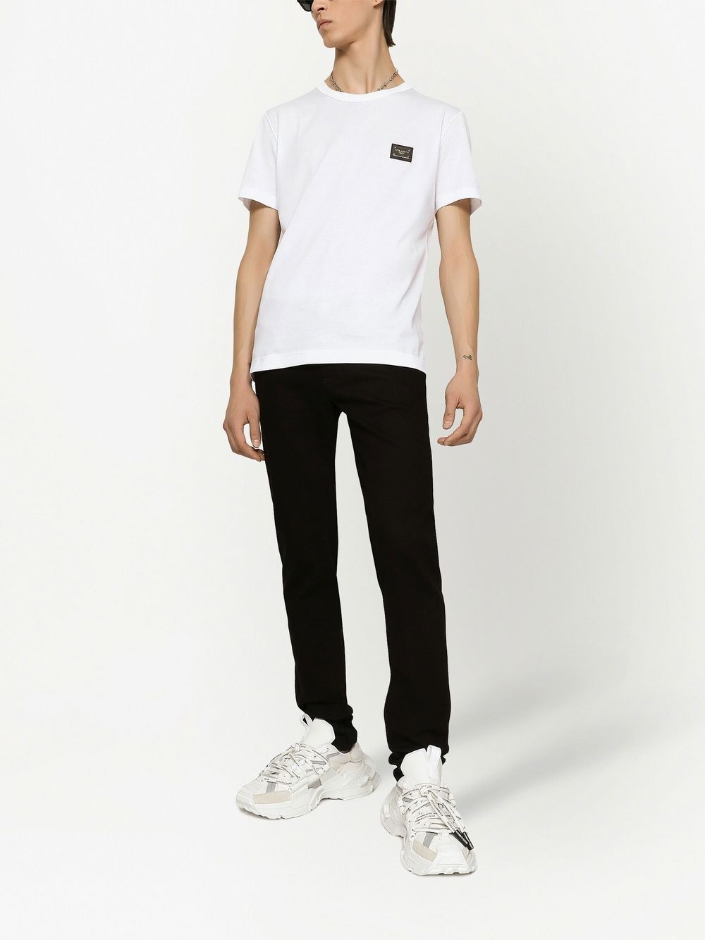 logo-plaque short-sleeve T-shirt - 2