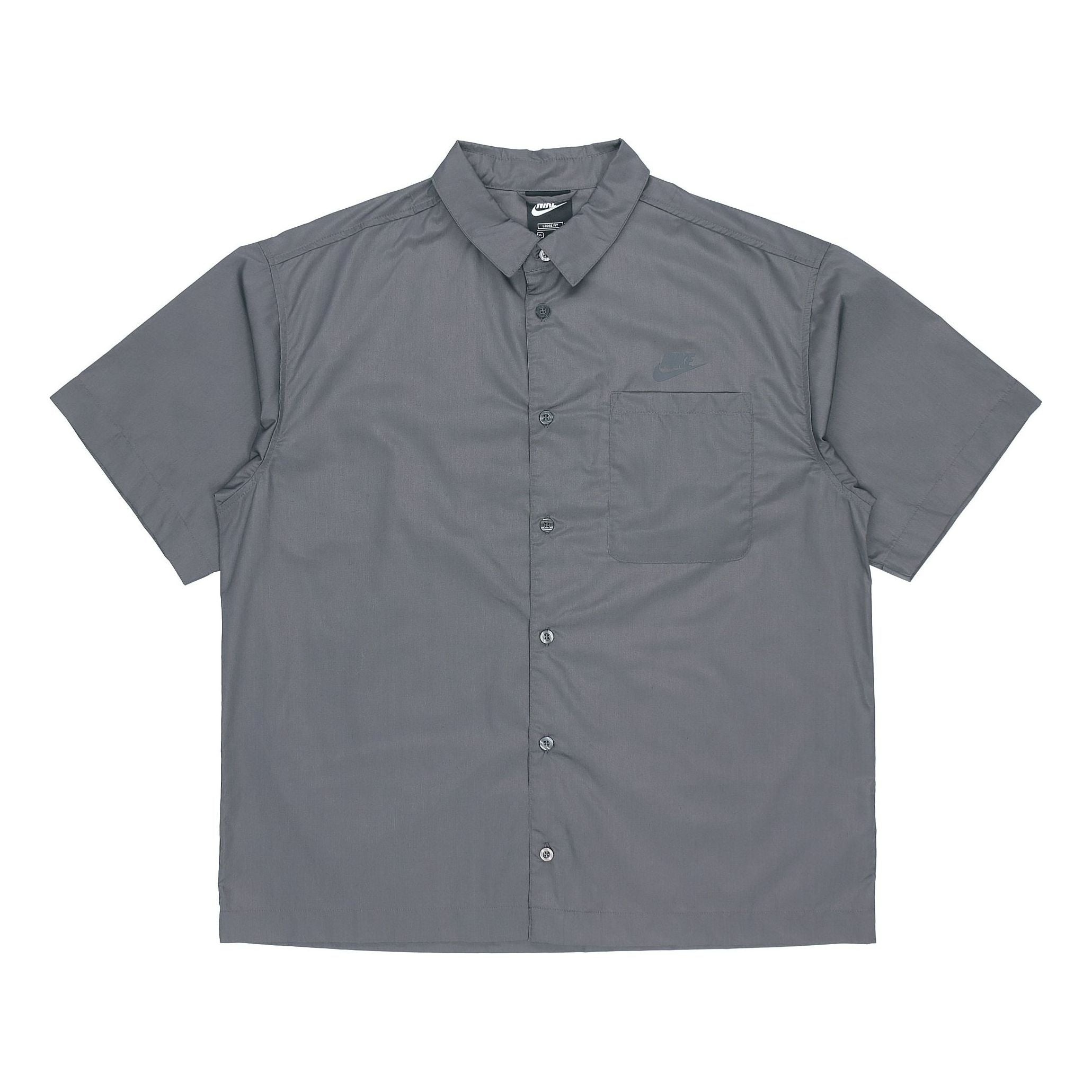 Nike Thin and light Loose Sports Short Sleeve Shirt Gray DM8686-060 - 1