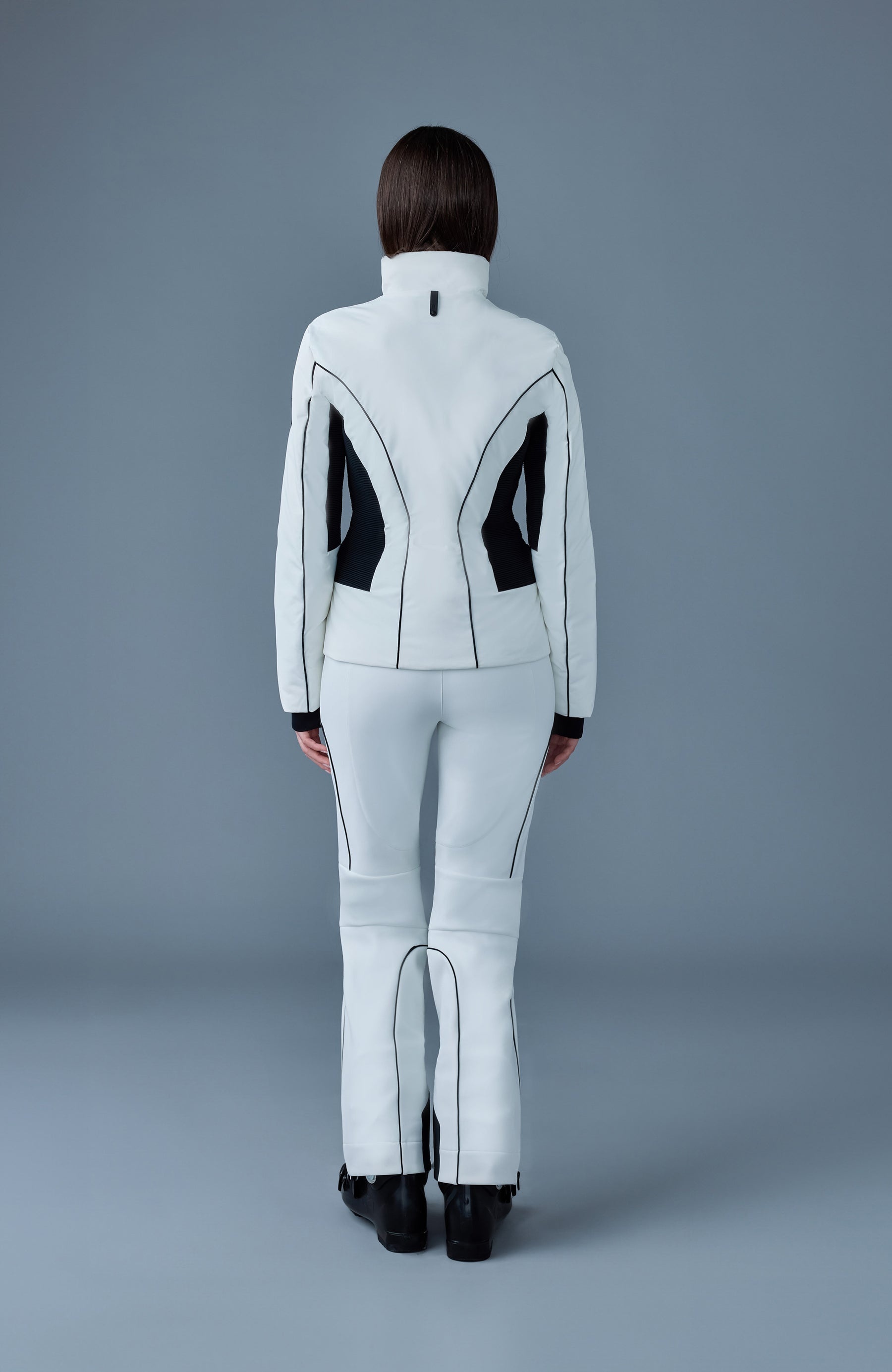 SANDRA Smocked detailed technical ski jacket - 4