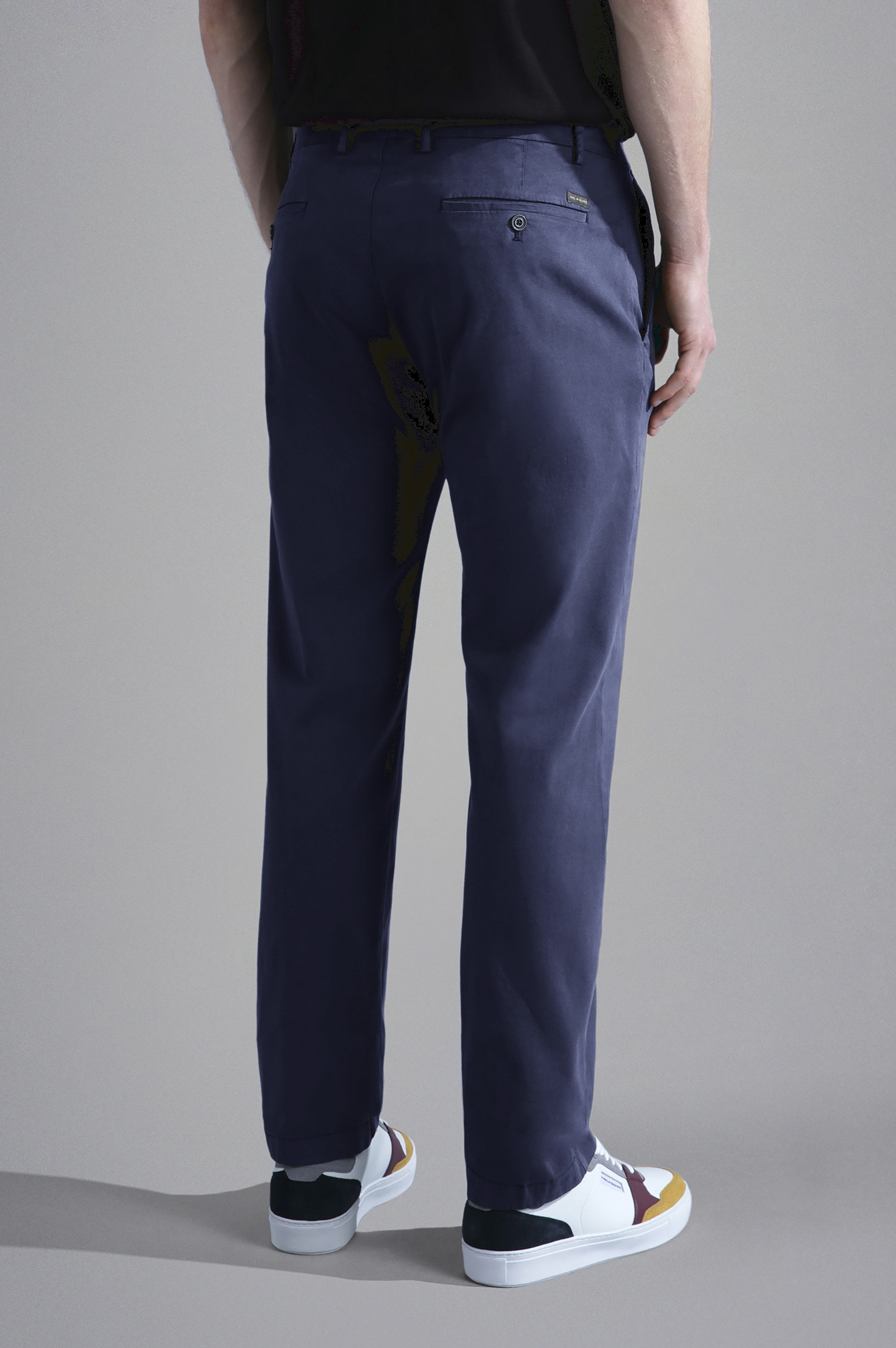 TWILL TENCEL COTTON CHINO TROUSERS - 3