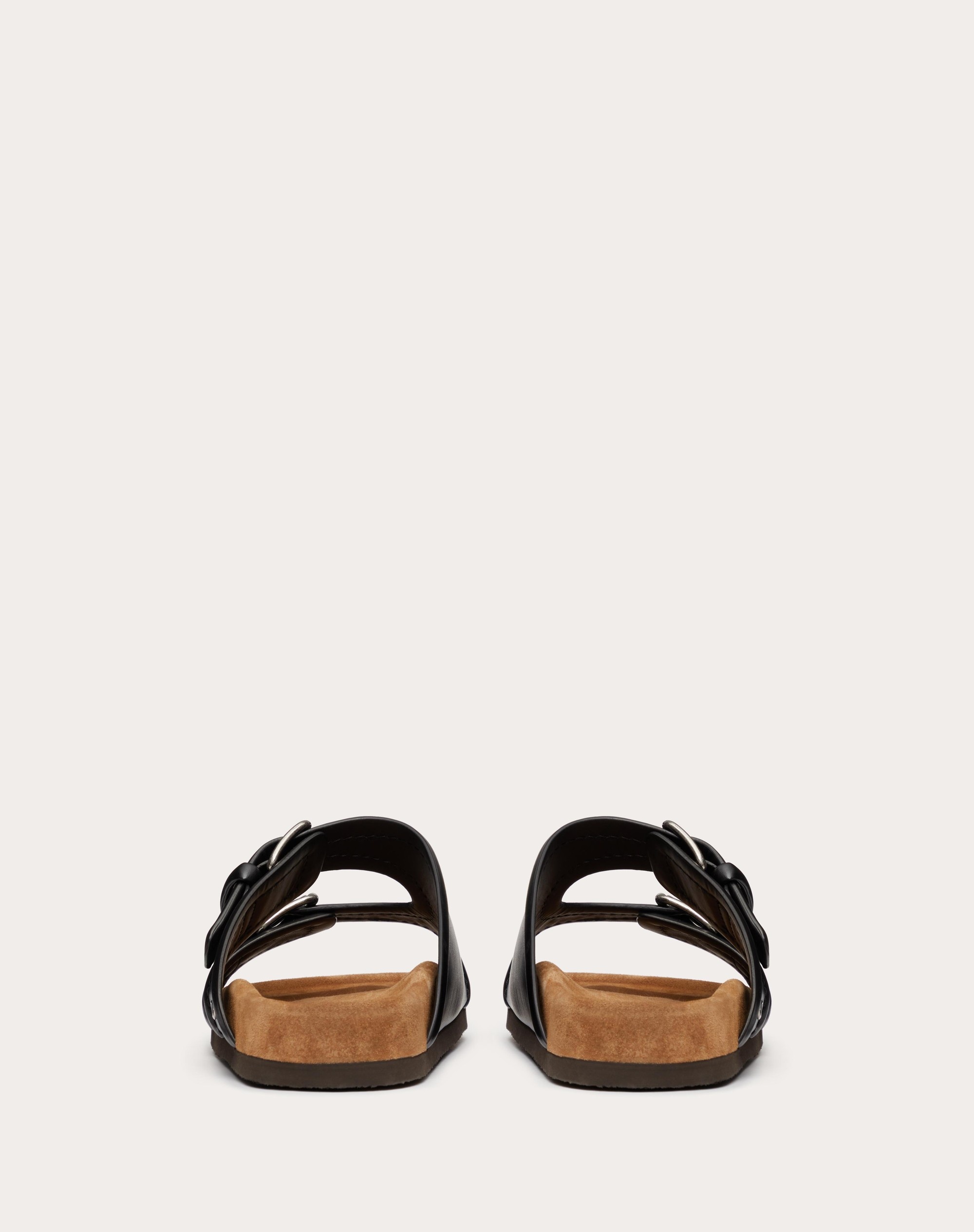 FUSSFRIEND CALFSKIN LEATHER SLIDE SANDAL - 3