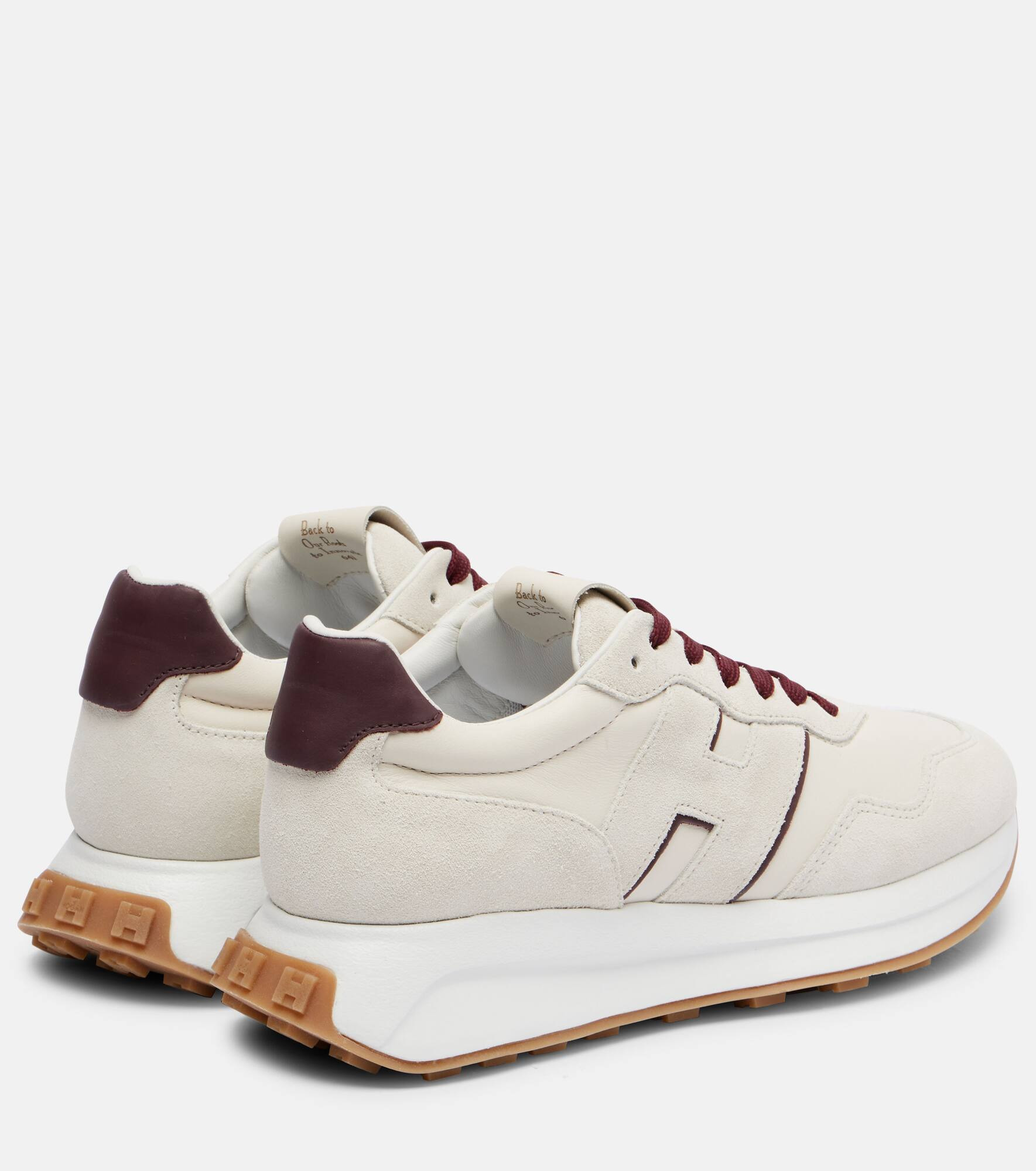 Hogan H641 suede platform sneakers - 2