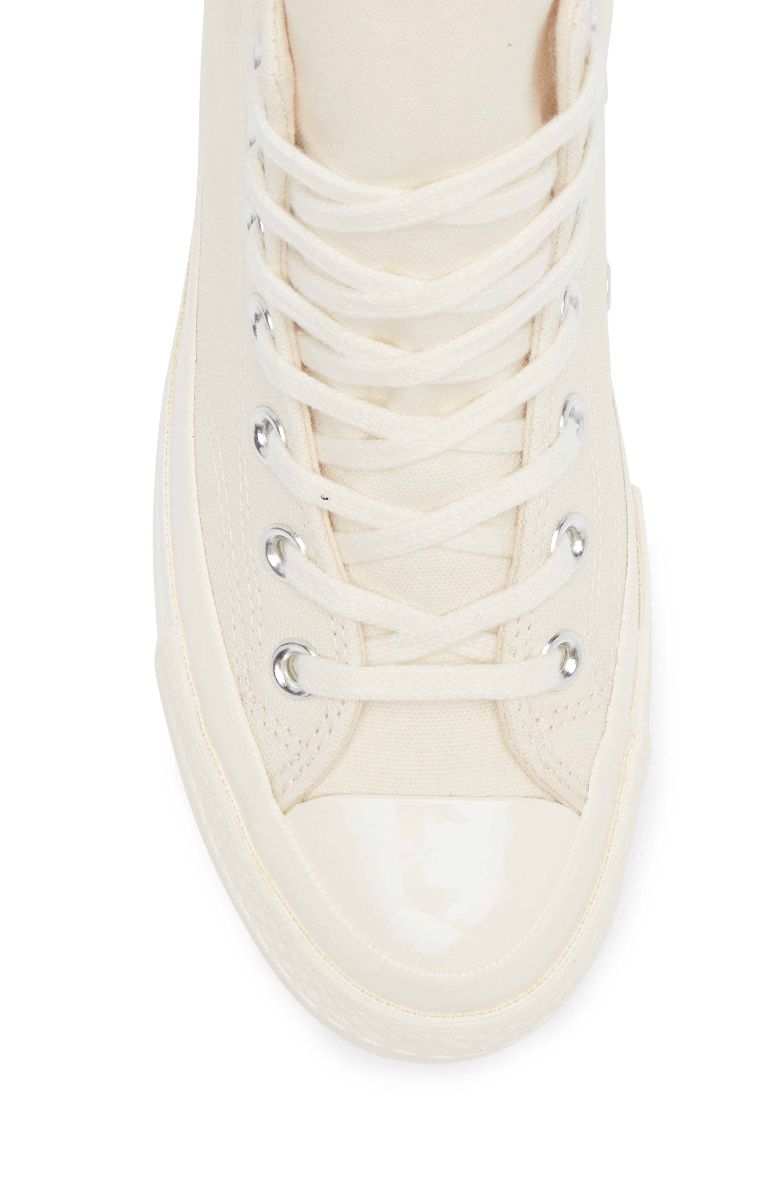 Comme des Garçons PLAY x Converse Chuck Taylor® All Star® Heart High Top Sneaker in Beige at Nordstr - 5