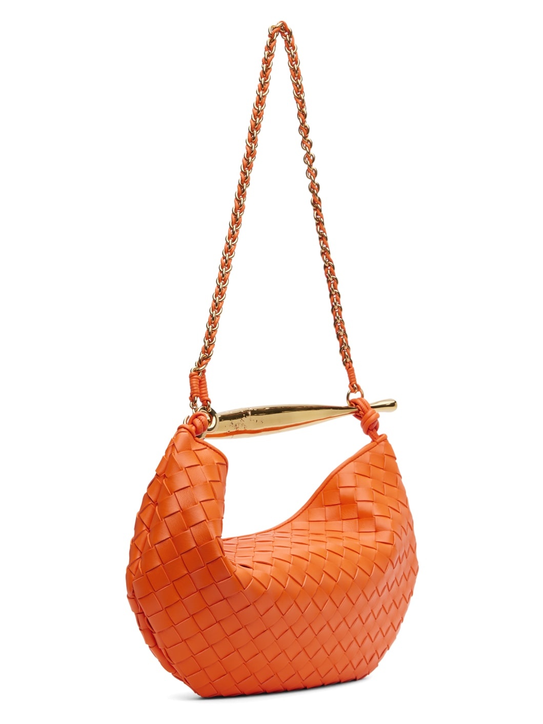 Orange Sardine With Chain Bag - 3