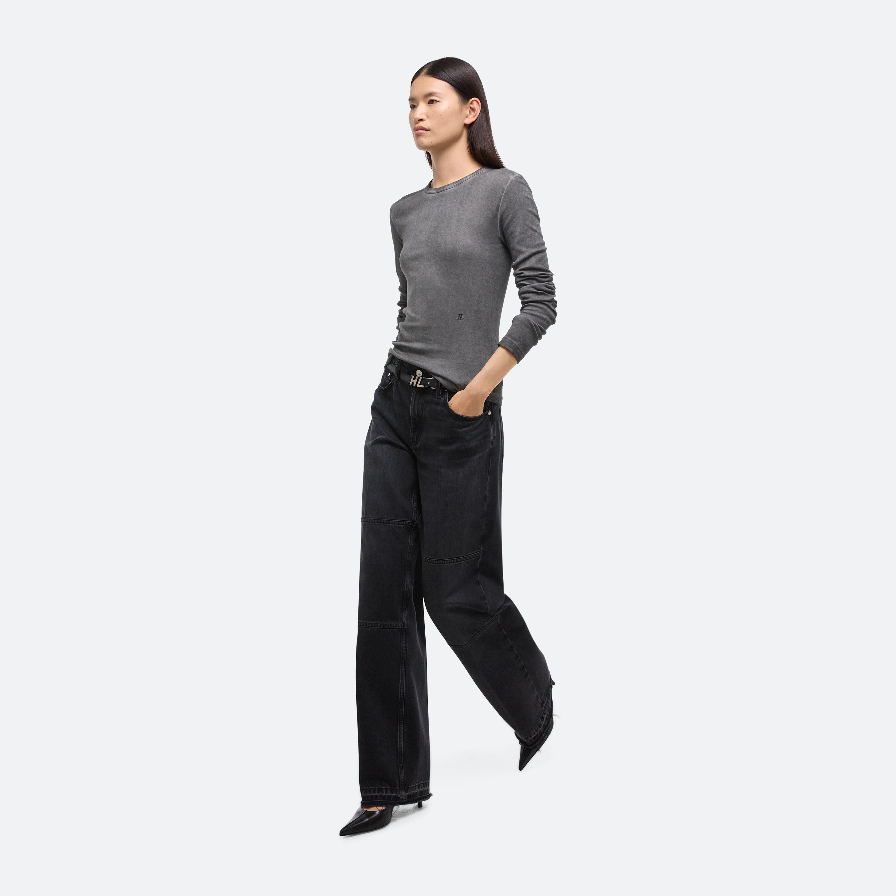 GARMENT-DYED LONG-SLEEVED TEE - 7