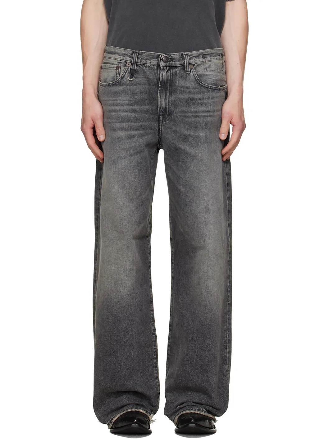 Gray D'Arcy Loose Jeans - 1
