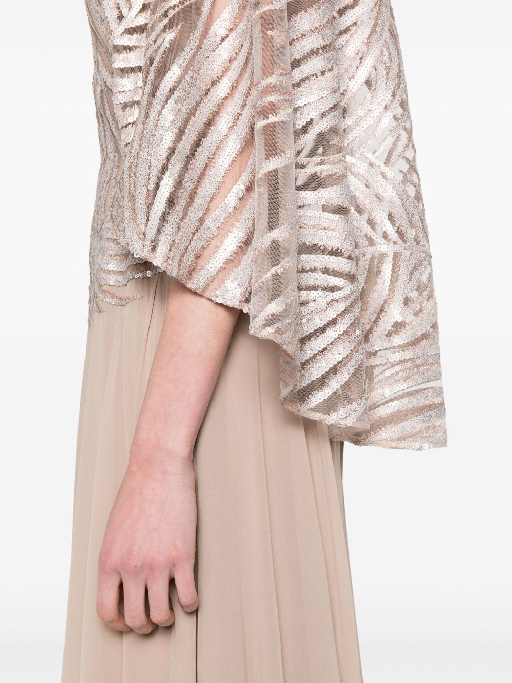 embroidered maxi dress - 5