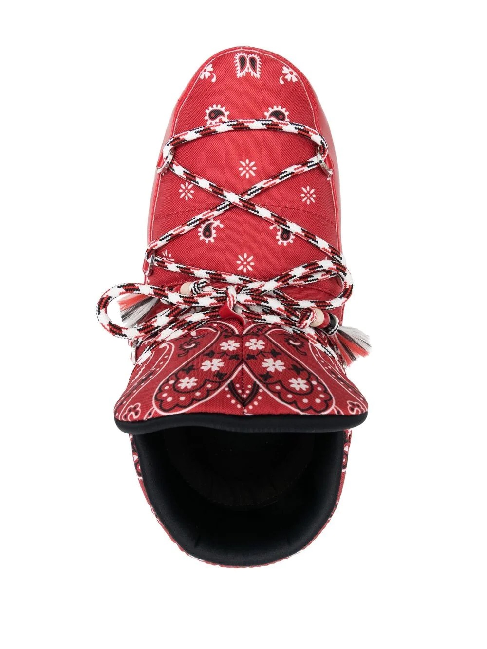 bandana-print snow boots - 4