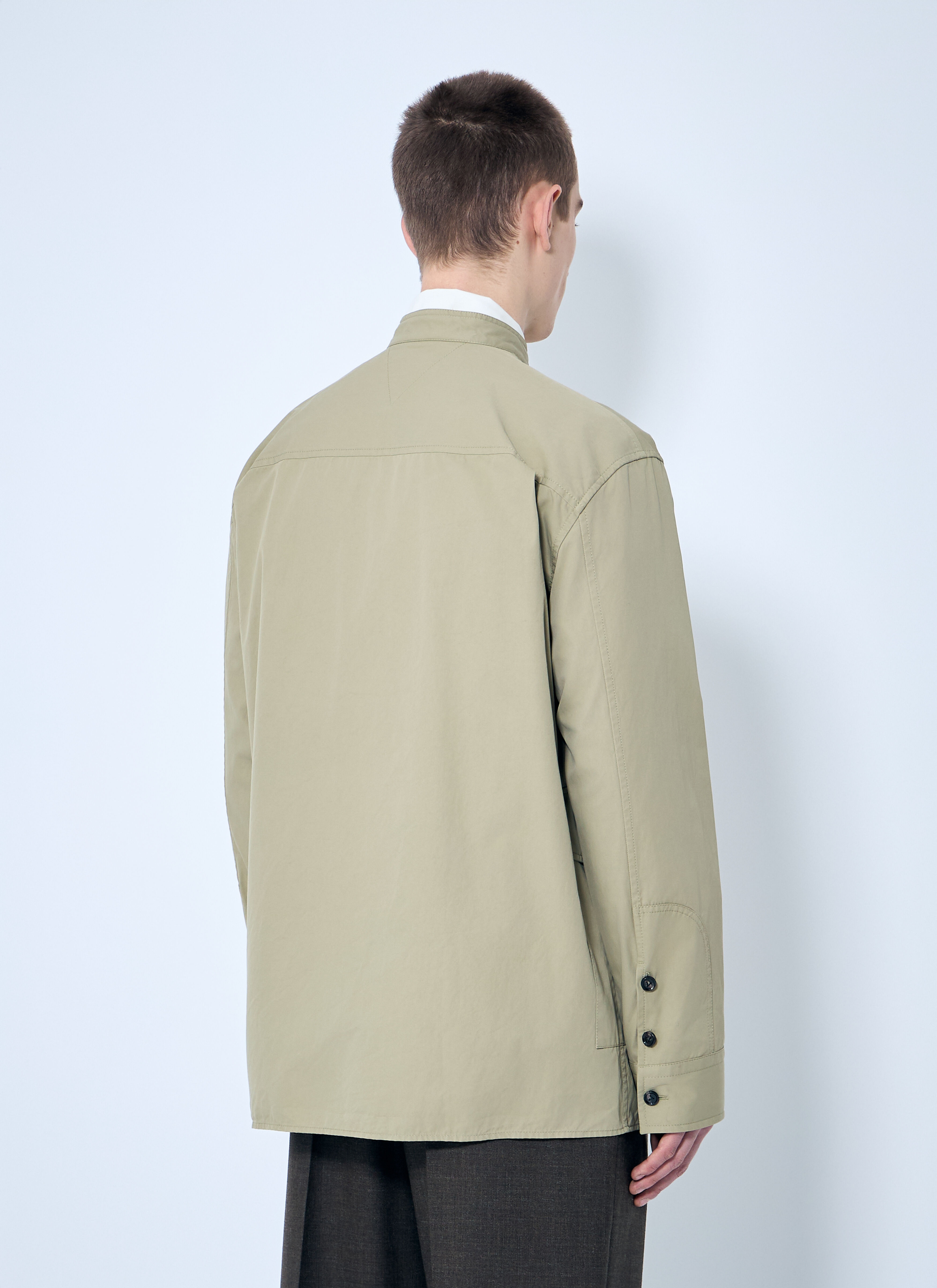 Light-Cotton Twill Overshirt - 4