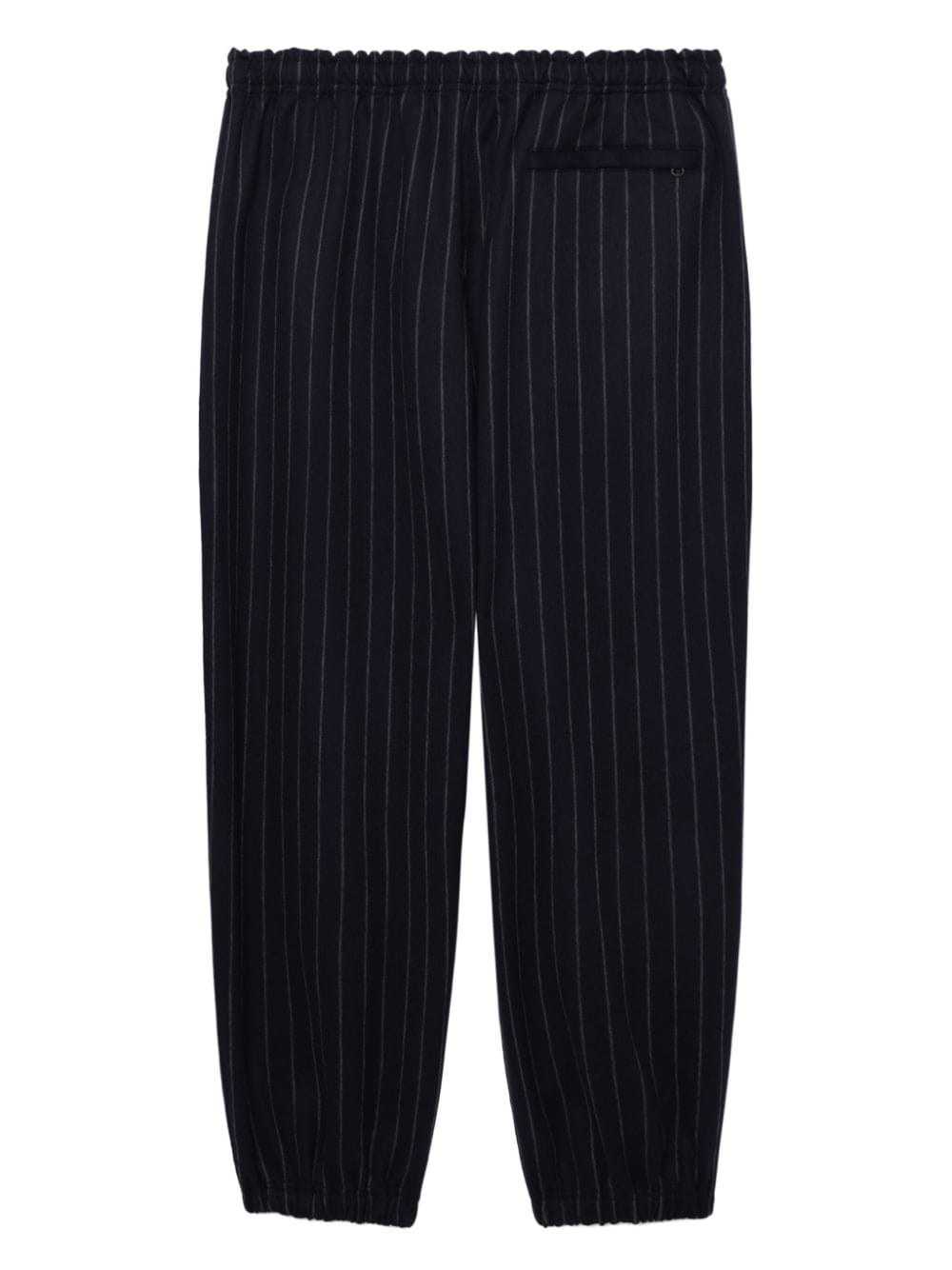 striped elasticated trousers - 6