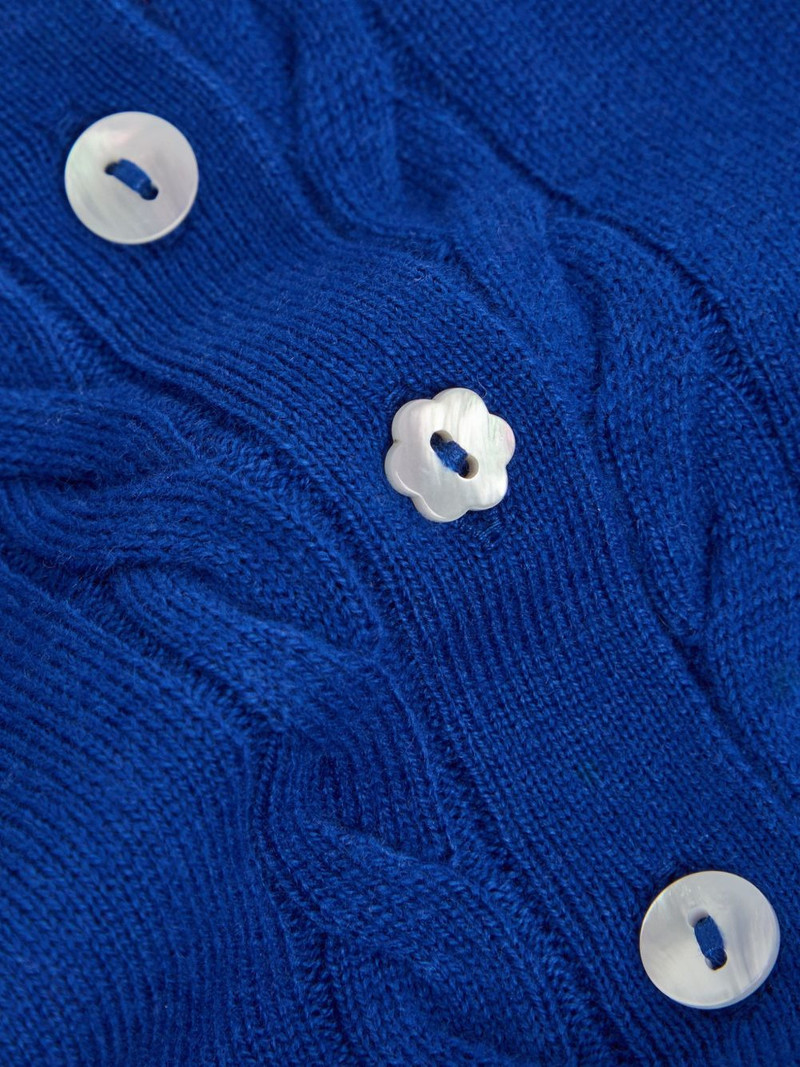 DAMSON MADDER. cable-knit collared cardigan outlook