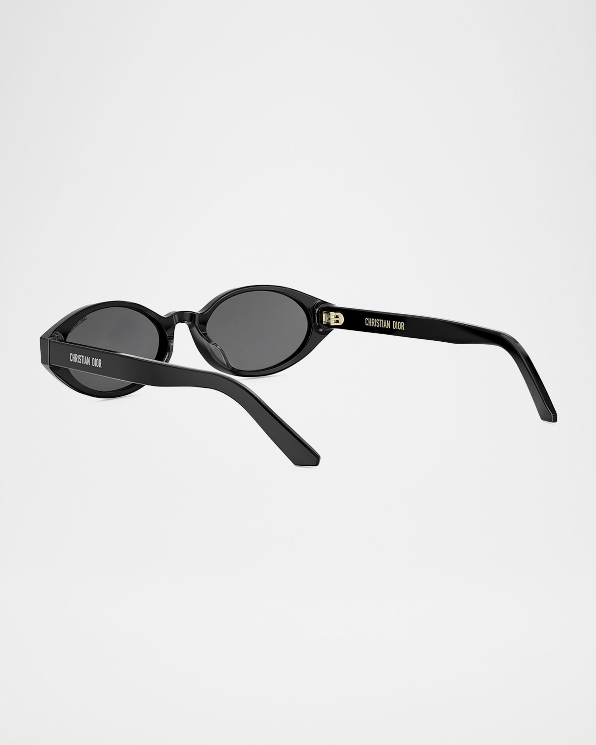 DiorPacific R1I Logo-Print Oval Sunglasses - 2