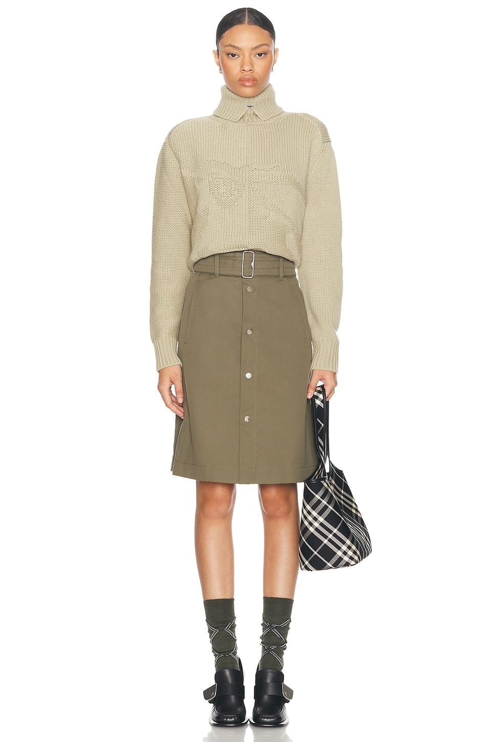 Belted Midi Skirt - 5