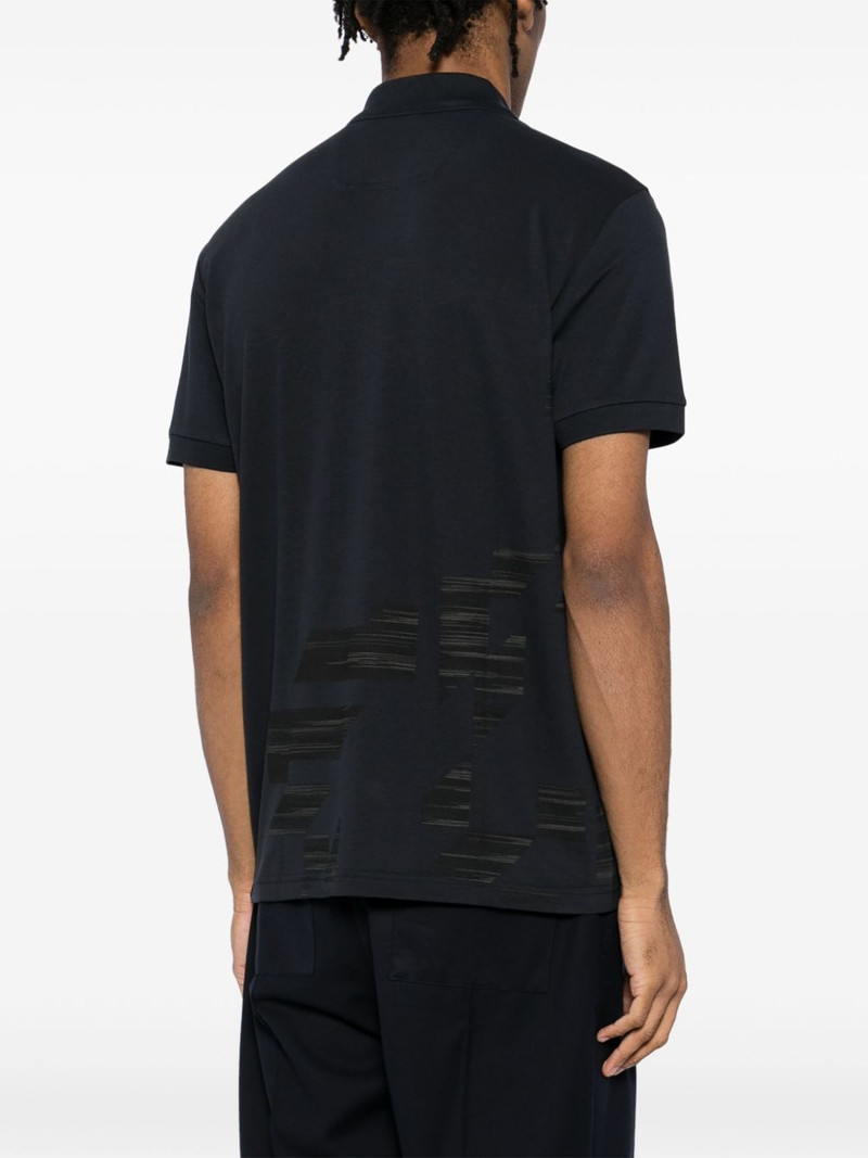 graphic print polo shirt 4