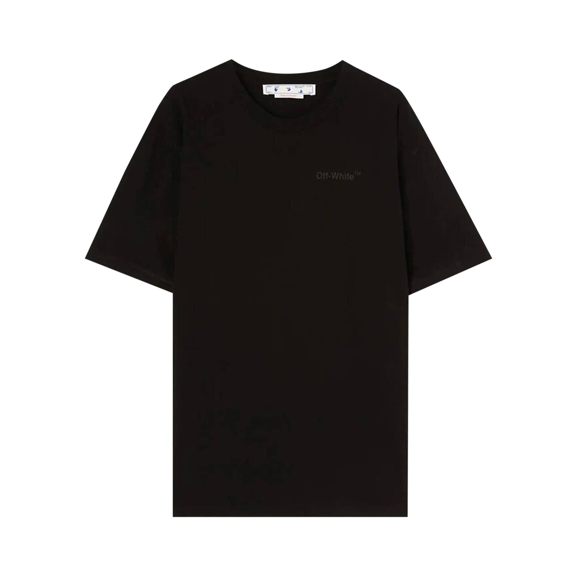 Off-White Diag Tab Over Short-Sleeve Tee 'Black/Black' - 1