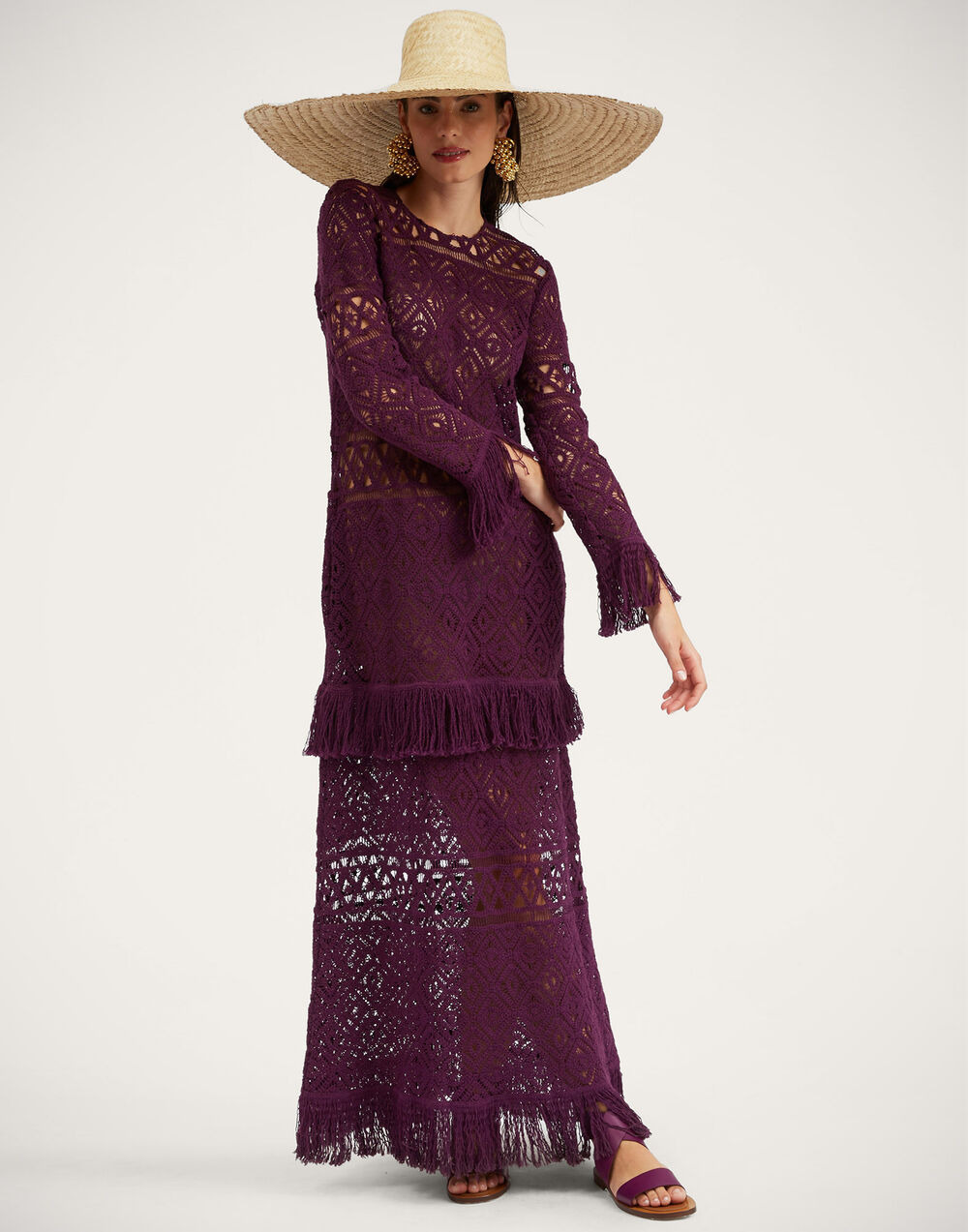 Lacey Long Sleeve Swing Dress - 6