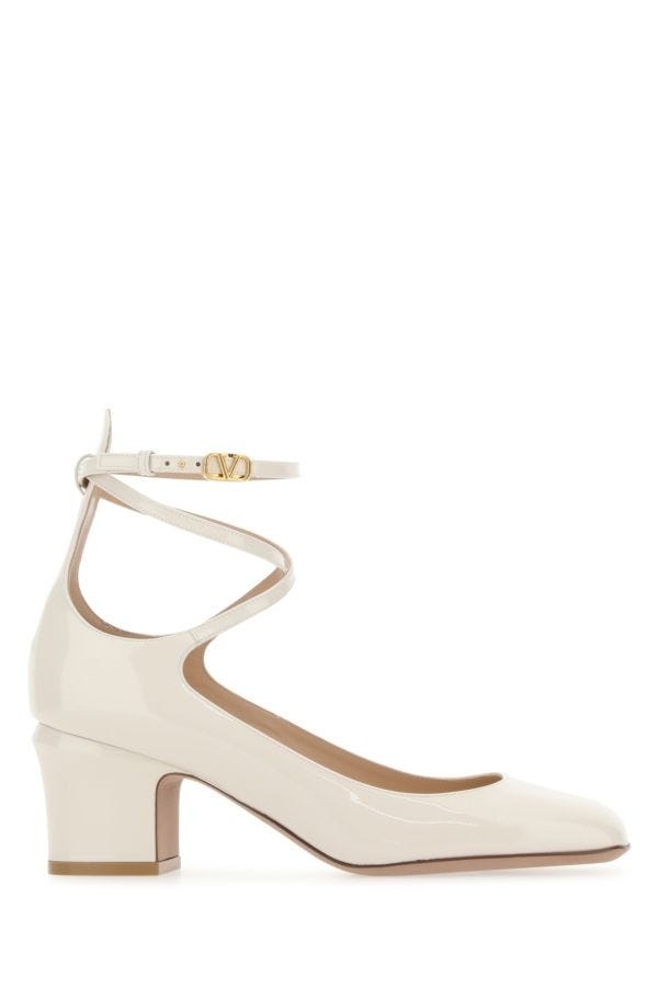 Ivory leather Tan-Go pumps - 1