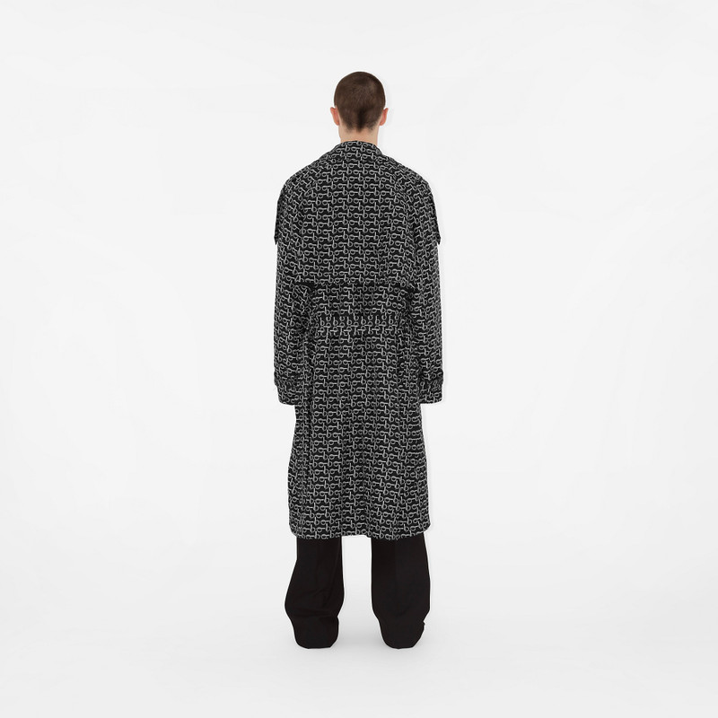 Long Silk Trench Coat 4