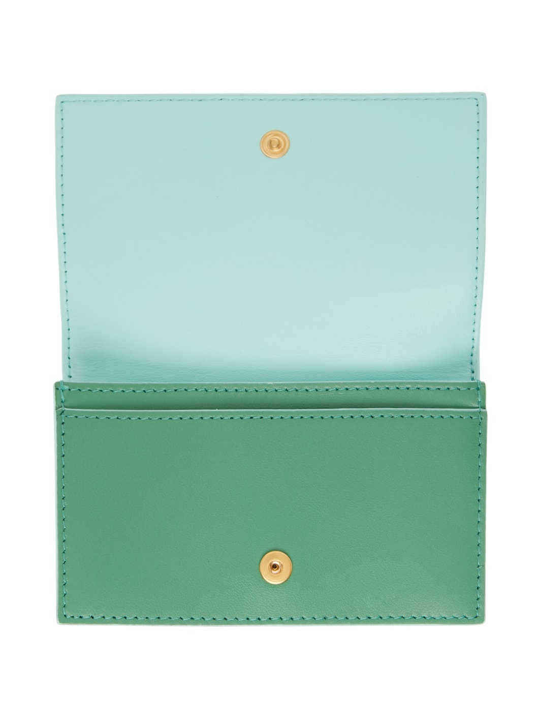 Green Intreccio Card Holder - 3