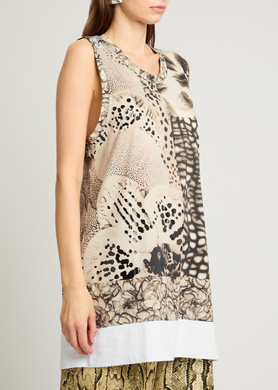Dries Van Noten Henetta Printed Cotton Tank - 2