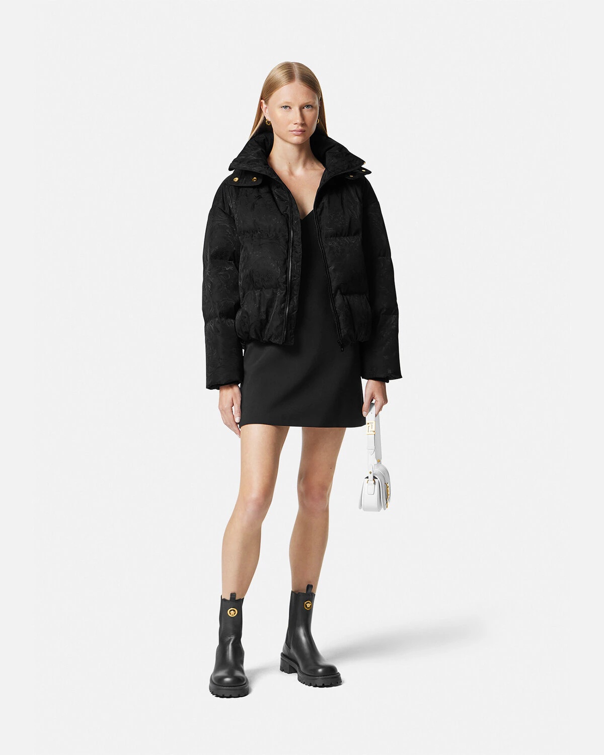 Barocco Silhouette Puffer Jacket - 2