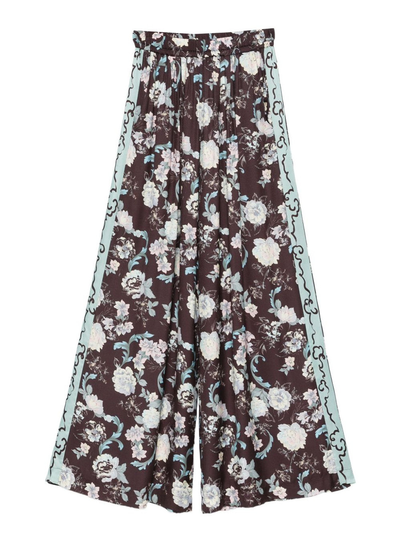 floral print trousers 1