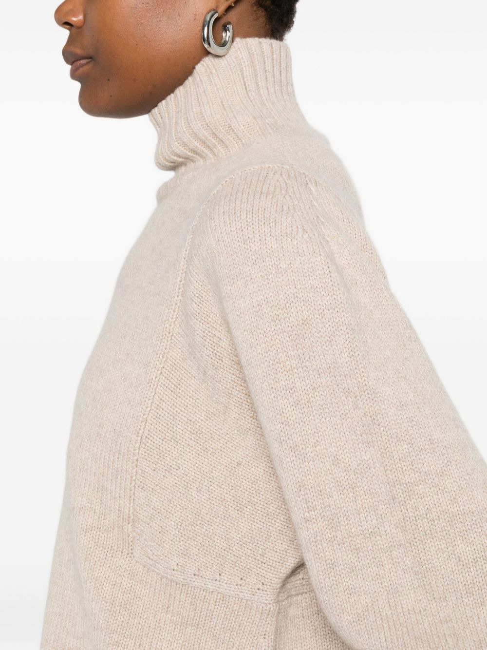 high-neck sweater - 5