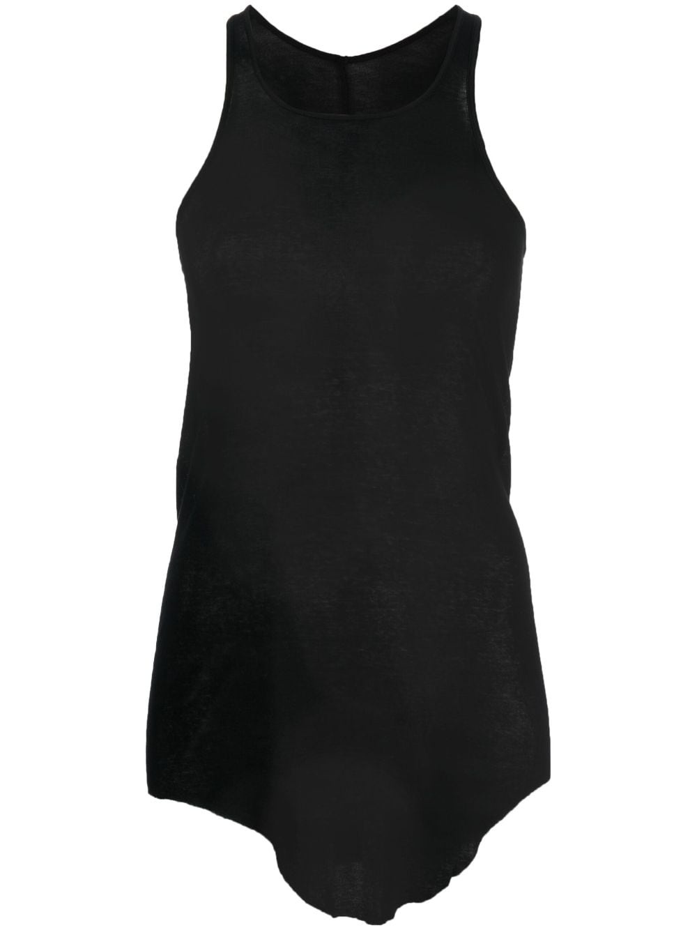 round-neck cotton tank top - 1