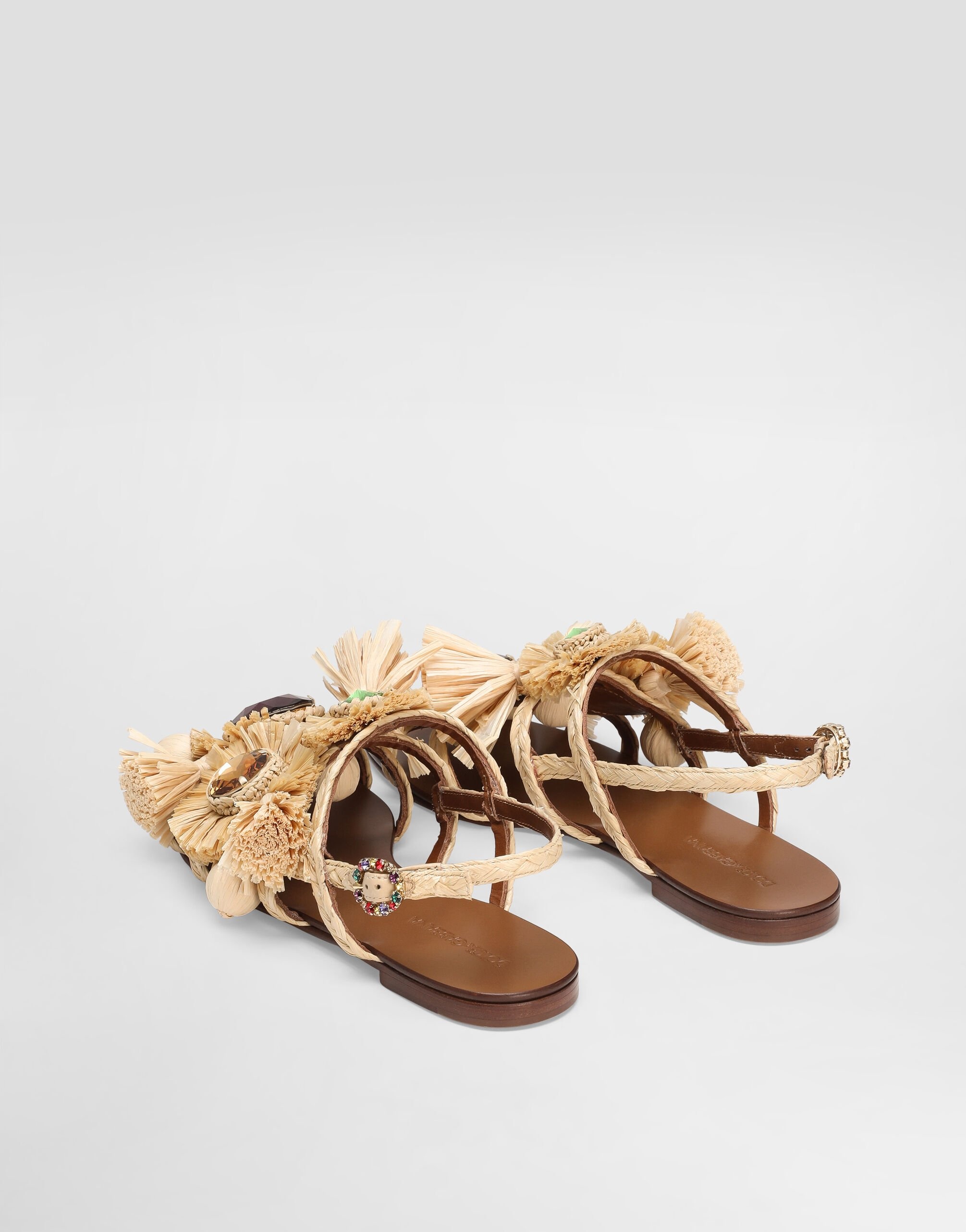 Braided rafia flip-flops - 3