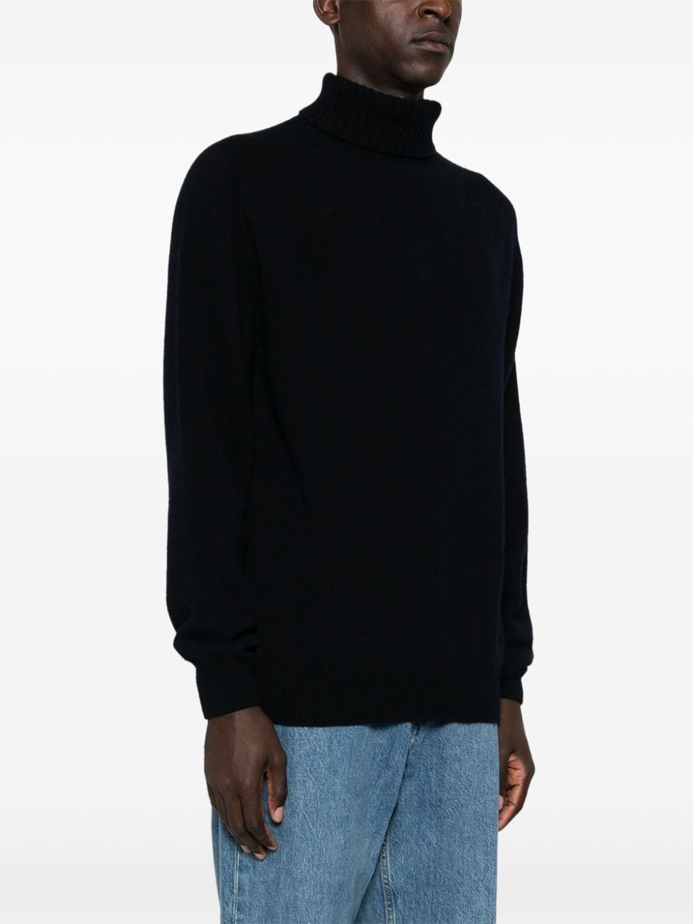 lambs-wool turtleneck sweater - 3
