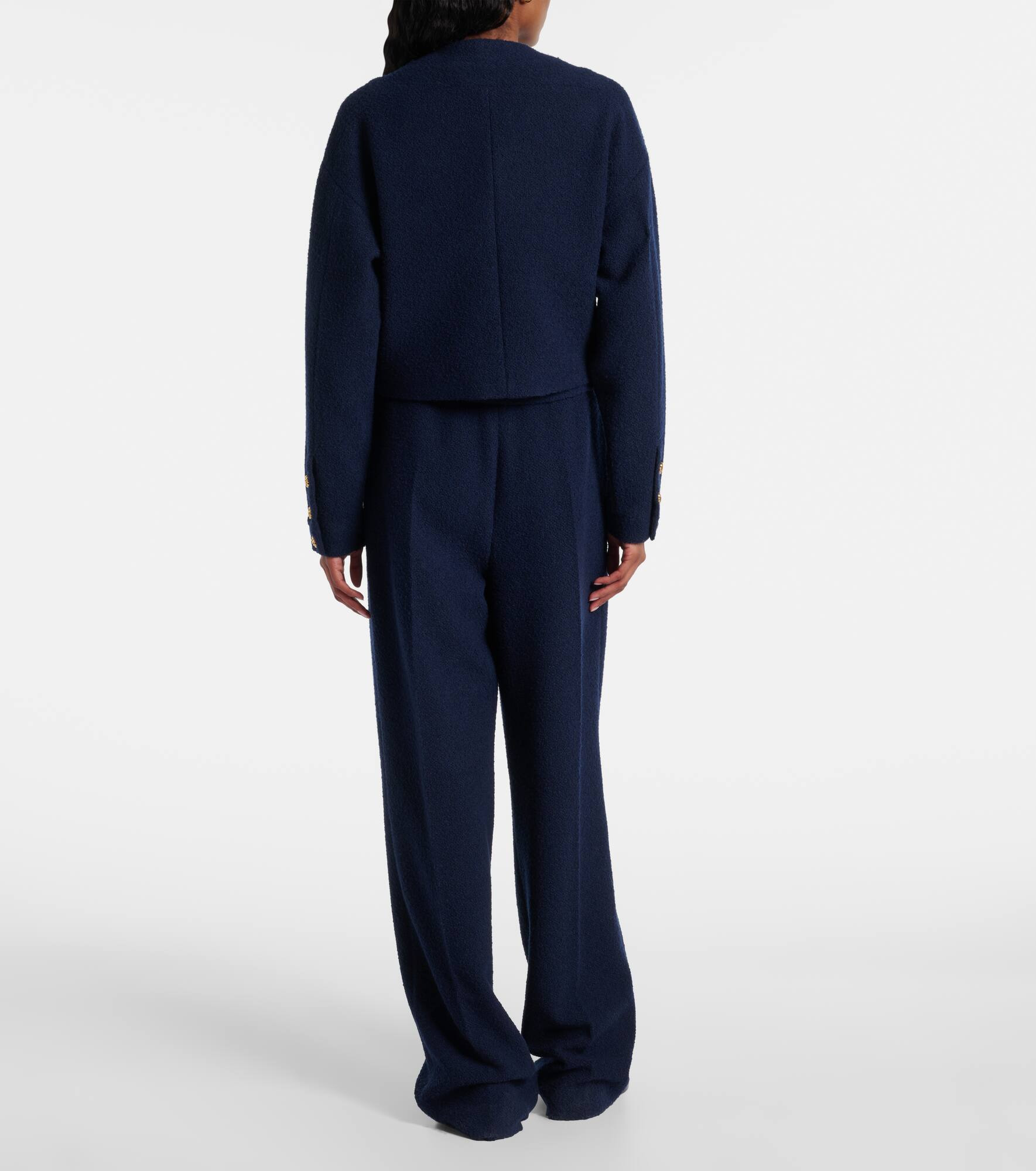 Cashmere and wool bouclé jacket - 3