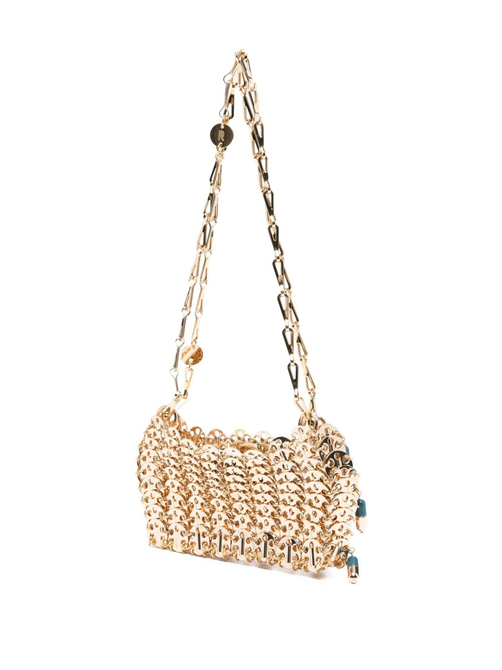 pill-charm chain shoulder bag - 3
