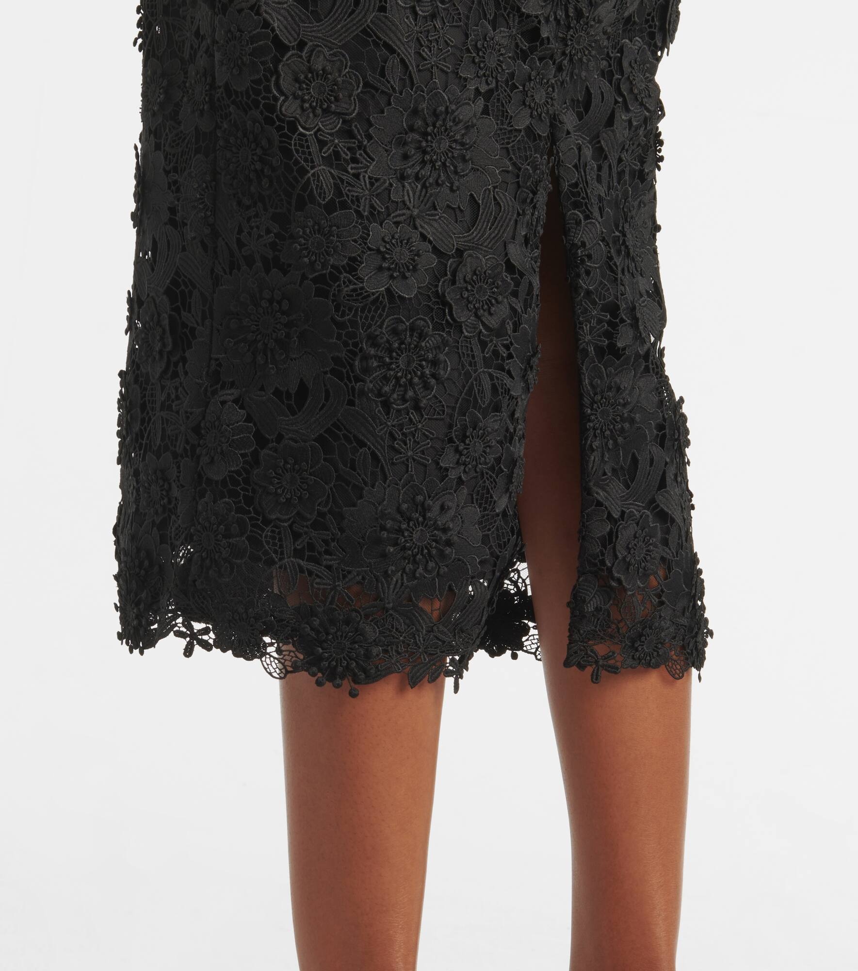 Lace midi dress - 5