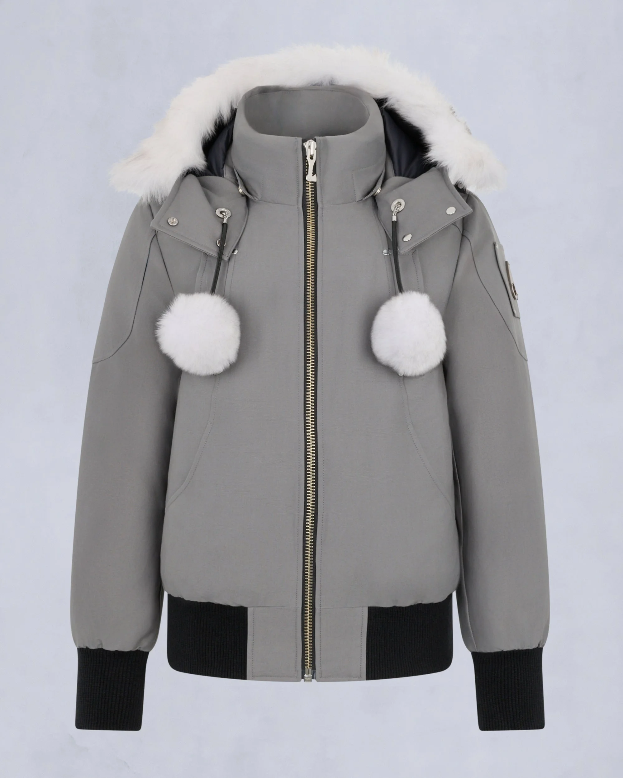 ORIGINAL DEBBIE SHEARLING TRIM BOMBER JACKET - 1