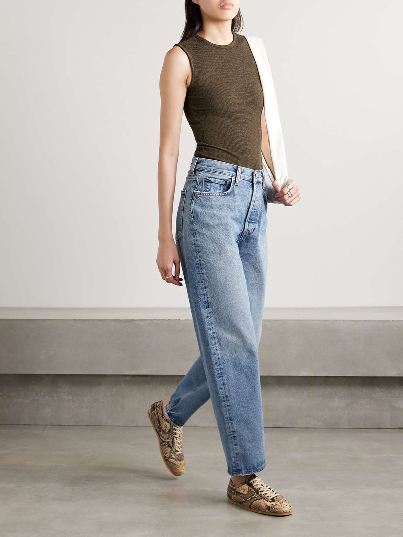 AGOLDE Henson mid-rise straight-leg jeans Mid denim outlook