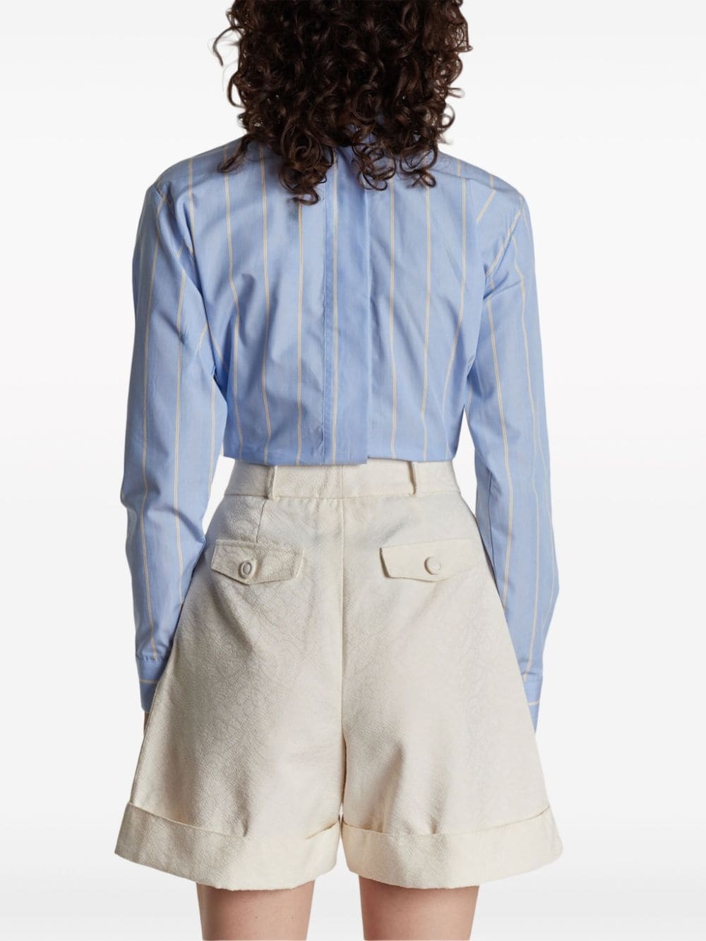 Robert gathered-detail striped blouse - 5