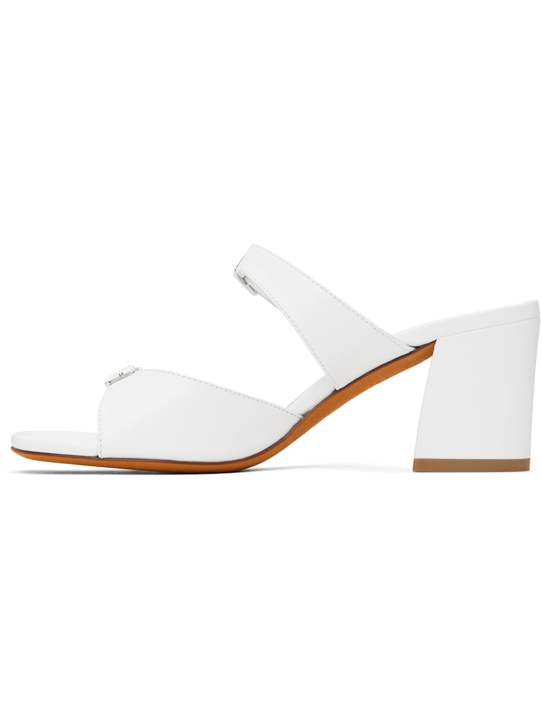 White Una Heeled Sandals - 3