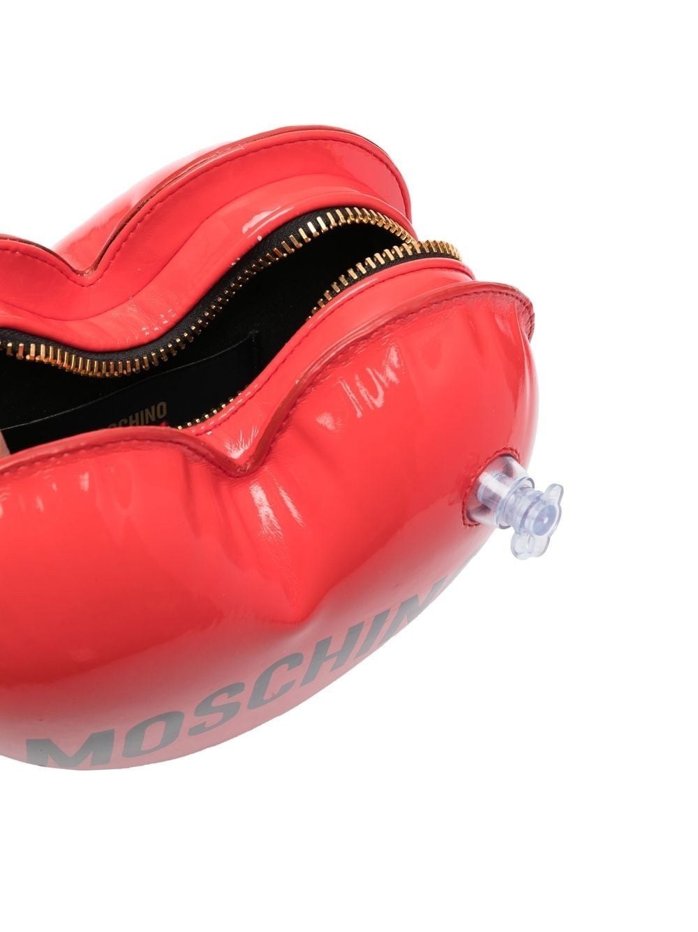 logo-print inflatable-heart bag - 5