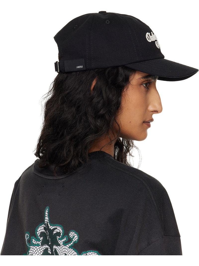 Black 'Chateau Amiri' Dad Cap 3