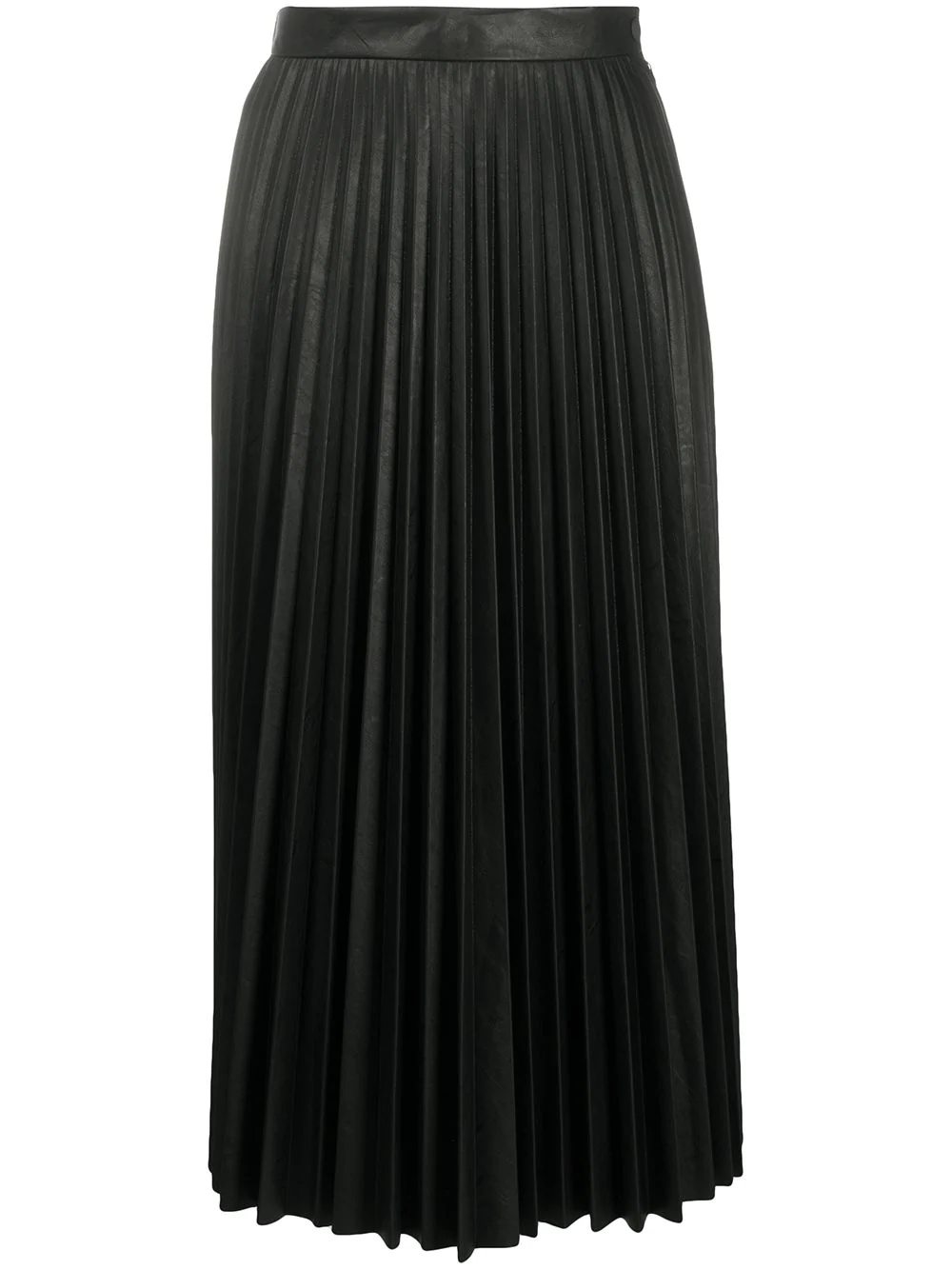 pleated midi skirt - 1