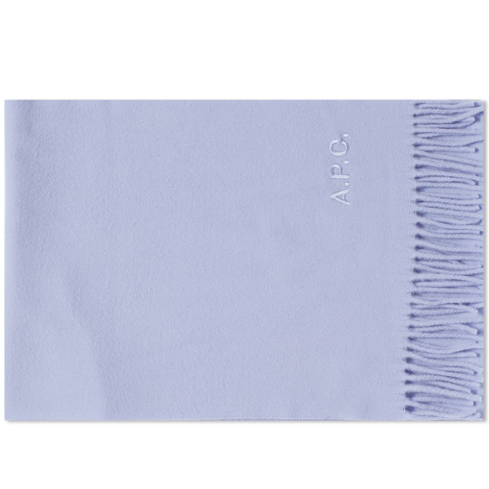 A.P.C. Ambroise Embroidered Scarf - 1