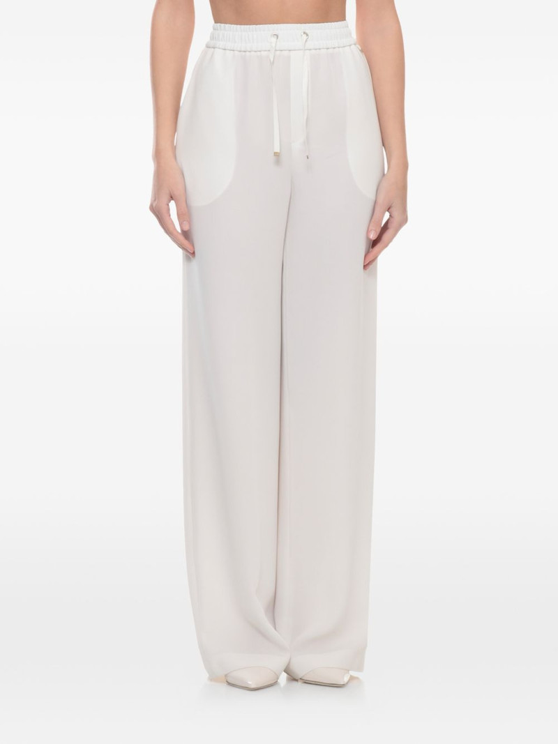 Herno drawstring-fastening palazzo pants outlook