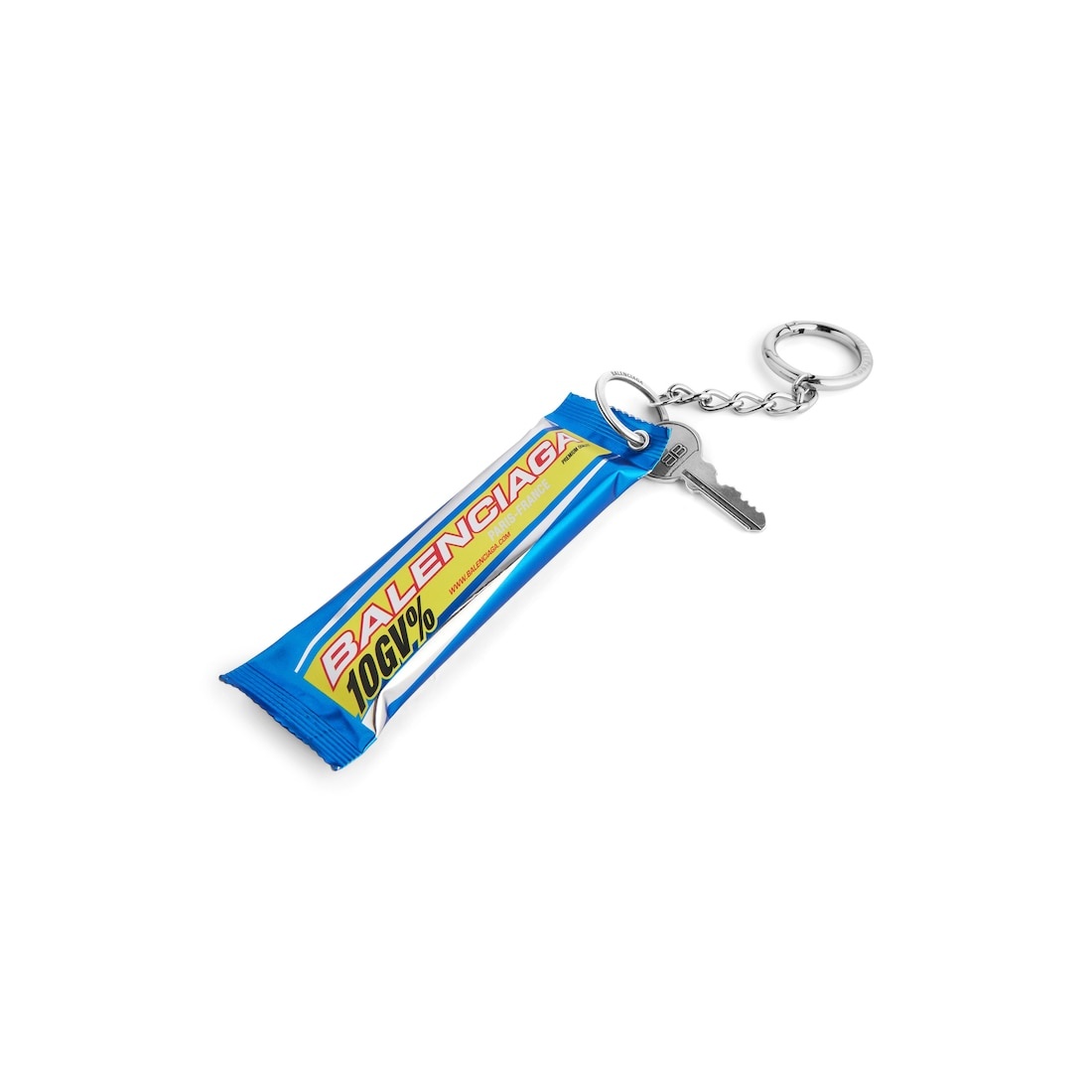 25SS BALENCIAGA Energy Bar BB キーリング チャーム キー ロゴ BALENCIAGA Keyring Energy Bar Charm | forward | REVERSIBLE