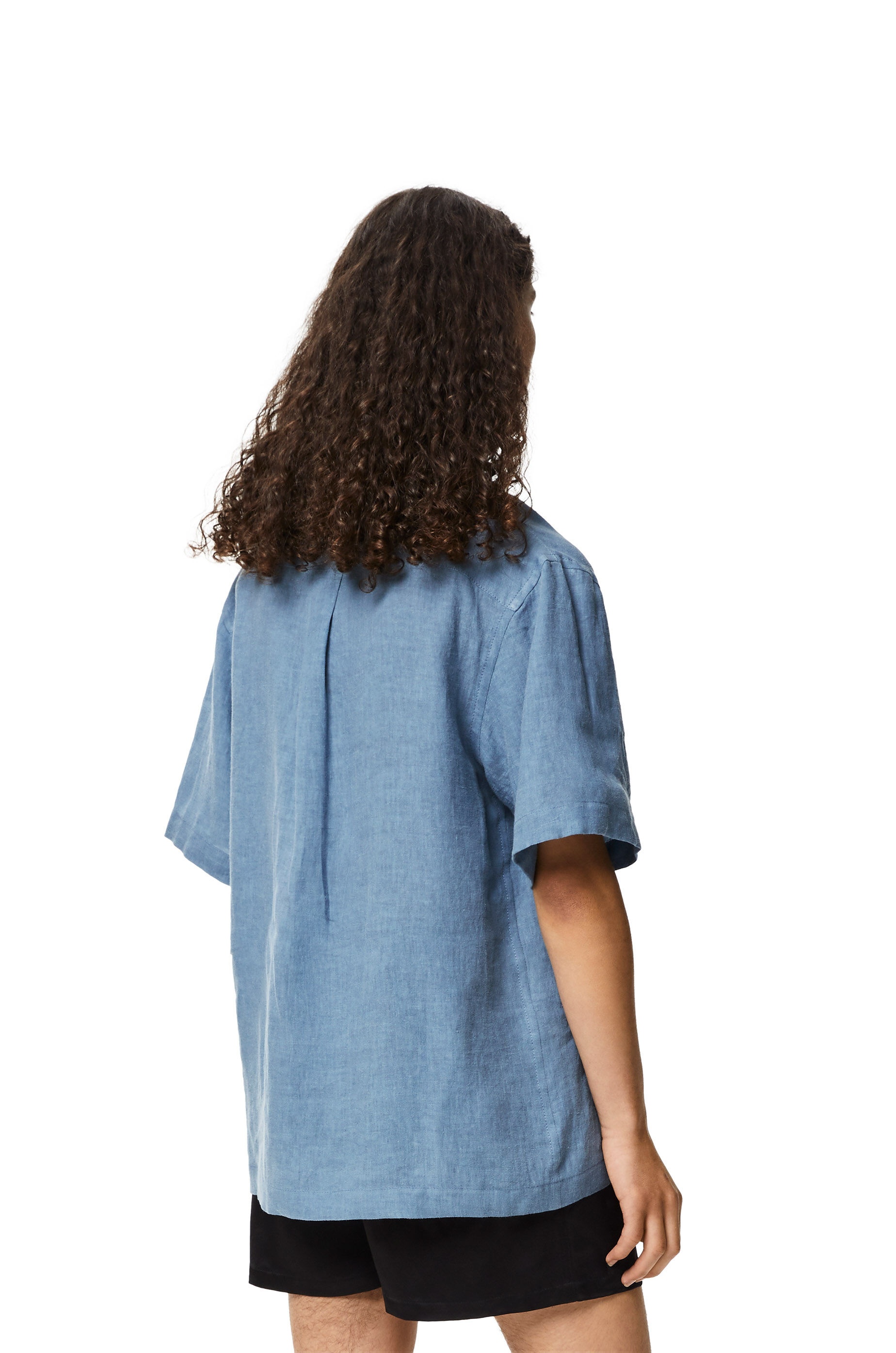 Bowling shirt in linen - 4