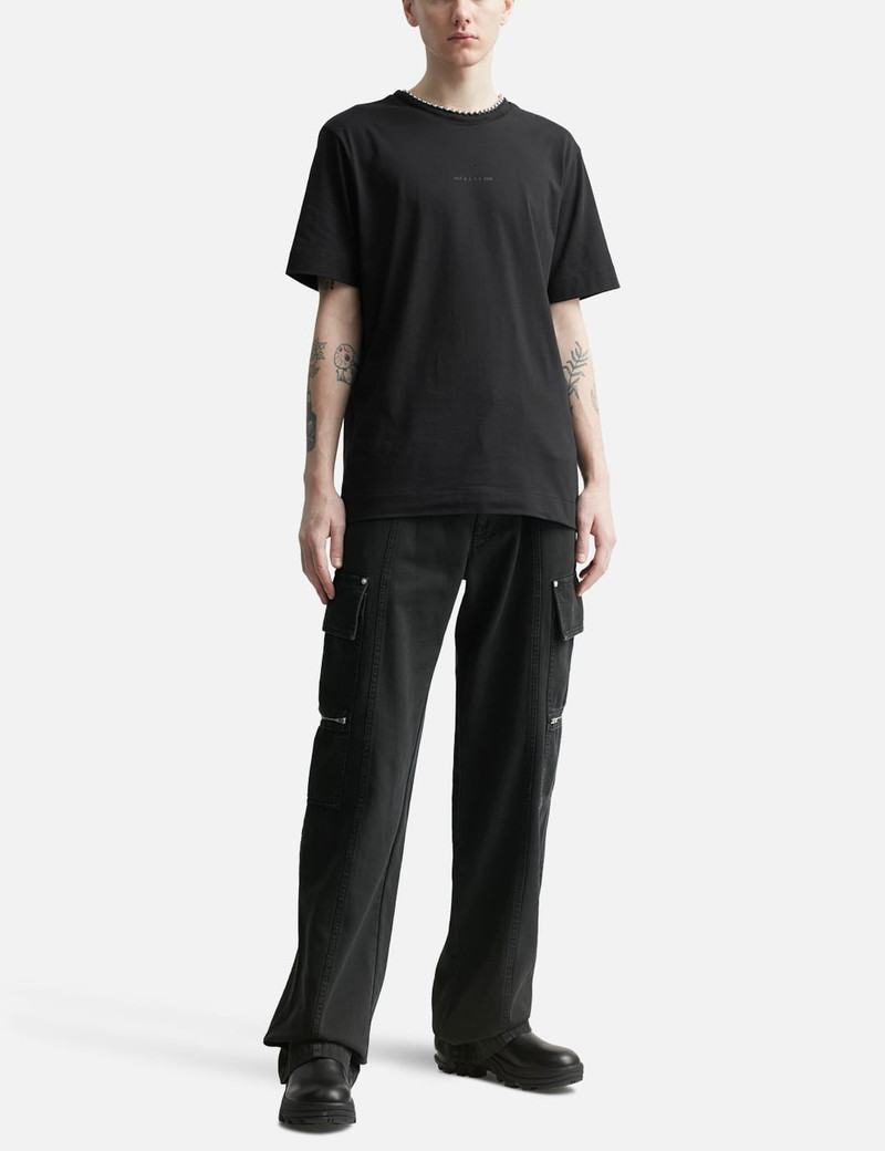 1017 ALYX 9SM hardware-embellished collar cotton T-shirt outlook