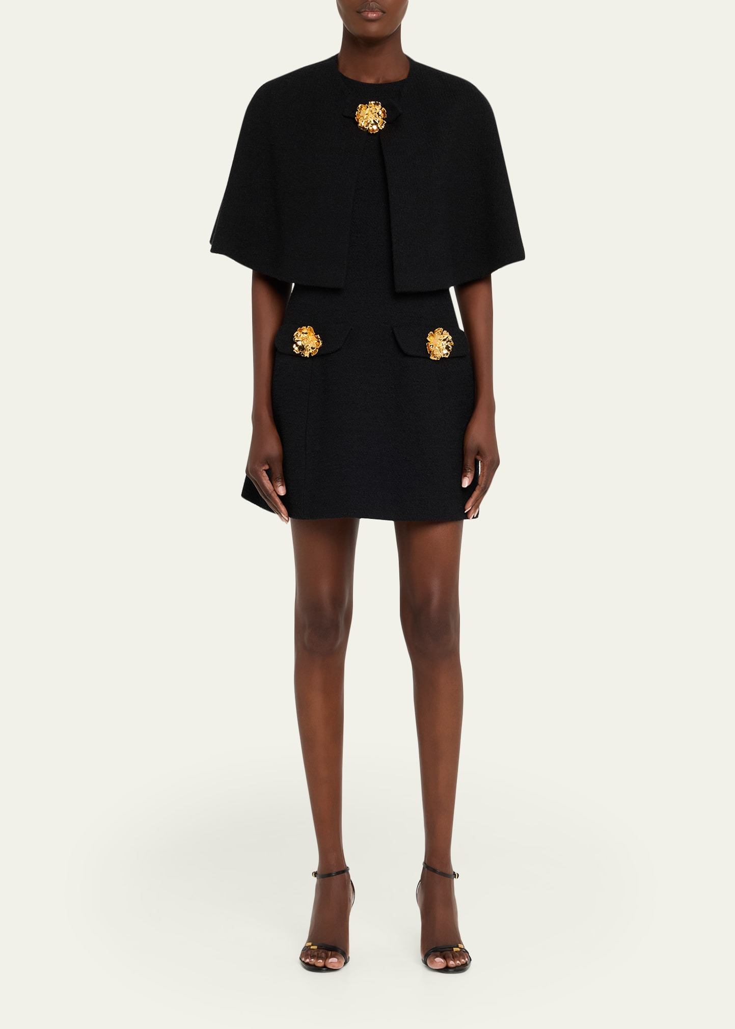 Tweed Cape Jacket - 2