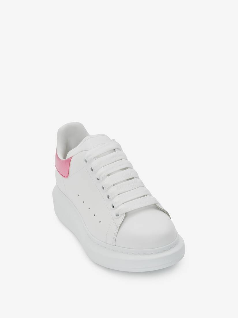 Oversized Sneaker in White/pink - 2