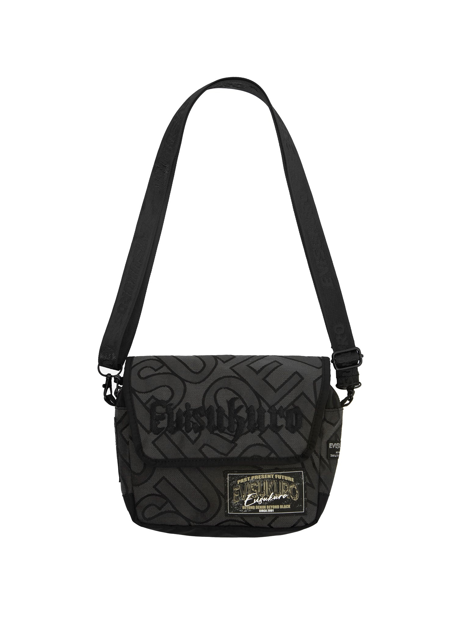 Allover Logo Jacquard Shoulder Bag - 14