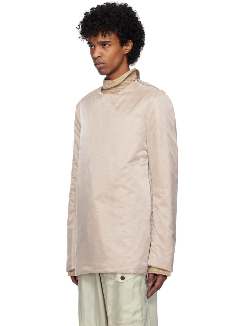 Dries Van Noten Pink Organza Long Sleeve Top outlook