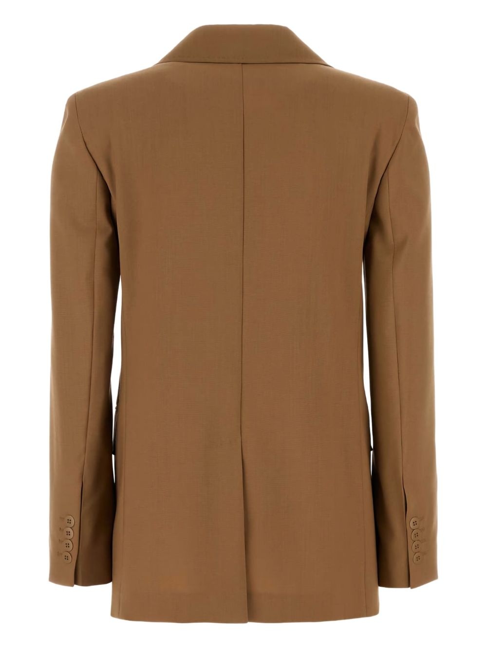 virgin wool single-breasted blazer - 2